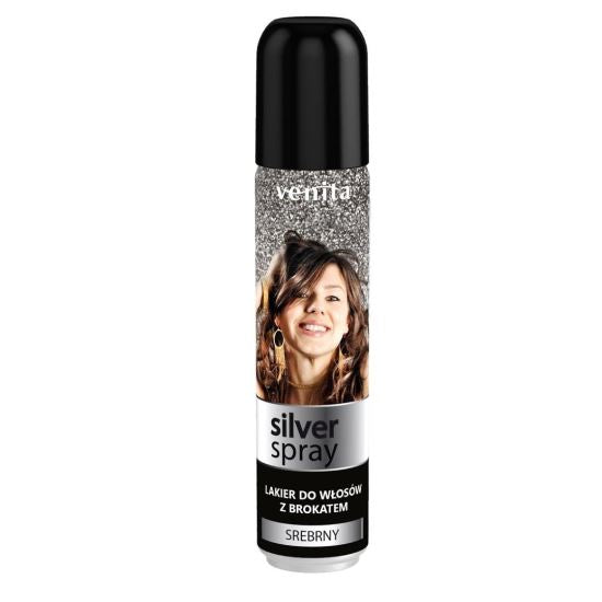 Fixativ cu Sclipici Venita - Stralucire Argintie, 75ml