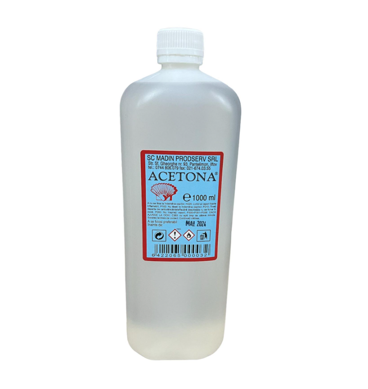 Acetona dizolvant pentru lac de unghii Madin 1000ml