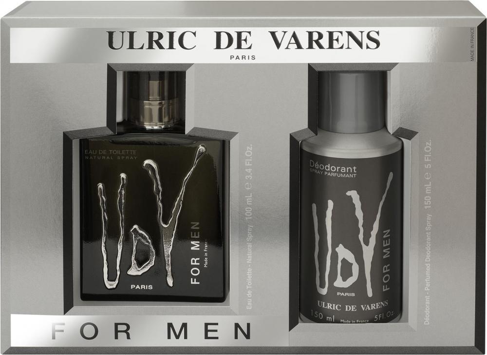Set Cadou Ulric De Varens For Men (Apa de Toaleta 100ml + Deodorant Spray 200ml)