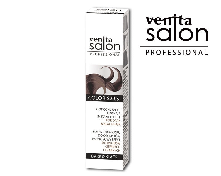 Spray Camuflare Rădăcini S.O.S. Dark & Black - Venita, 75ml