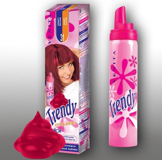 Spuma Coloranta de Par Trendy, Venita, nr 31, Volcano Fire, 75ml