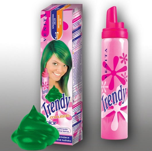 Spuma Coloranta pentru Par Trendy Venita nr. 37 Emerald Green - Verde Vibrant