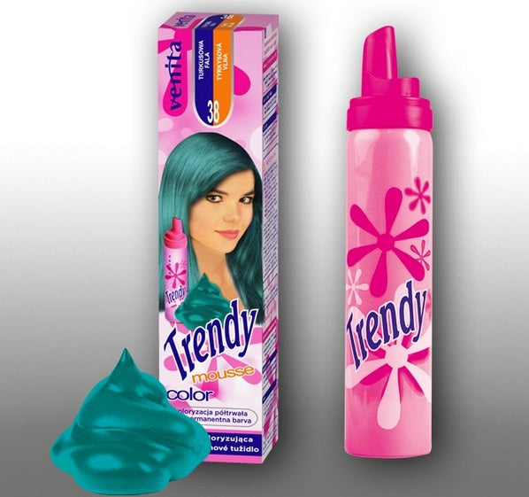 Spuma Coloranta pentru Par Trendy Venita nr. 38 Turquoise Wave - Turcoaz