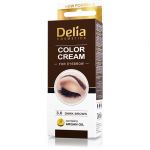 Vopsea Delia pentru Gene și Sprancene 3.0 Dark Brown, 15ml