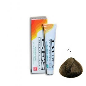 Vopsea de Par Bes Professional 4 Castaniu, 100ml