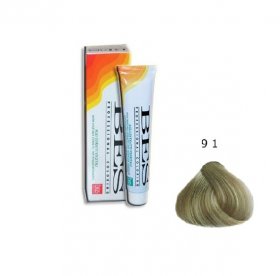 Vopsea de Par Bes Professional 91 - Blond Foarte Deschis Cenusiu, 100ml