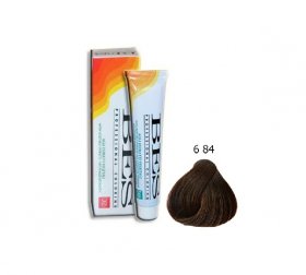 Vopsea de Par Bes Professional 684 - Blond Inchis Nisip Aramiu, 100ml