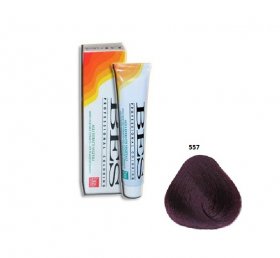 Vopsea de Par Bes Professional 557 - Castaniu Deschis Mahon Violet, 100ml