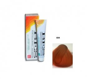 Vopsea de Par Bes Professional 834 - Blond Deschis Auriu Aramiu, 100ml