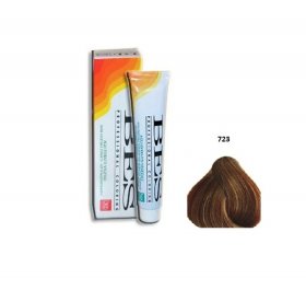 Vopsea de Par Bes Professional 723 - Blond Tabac Auriu, 100ml