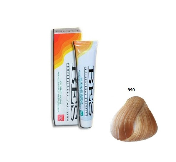 Vopsea de Par Bes Professional 990 - Blond Foarte Deschis Natural, 100ml
