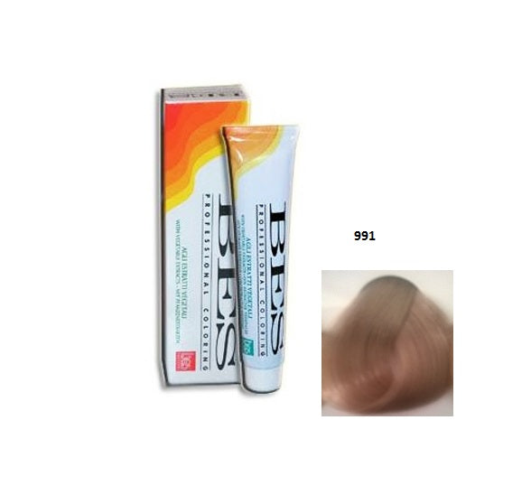 Vopsea de Par Bes Professional 991 - Blond Foarte Deschis Cenusiu Natural, 100ml