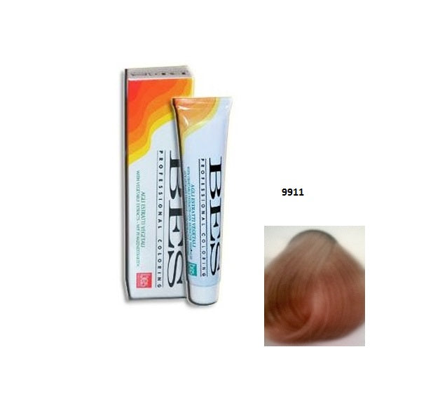 Vopsea de Par Bes Professional 9911 - Blond Foarte Deschis Cenusiu Intens, 100ml