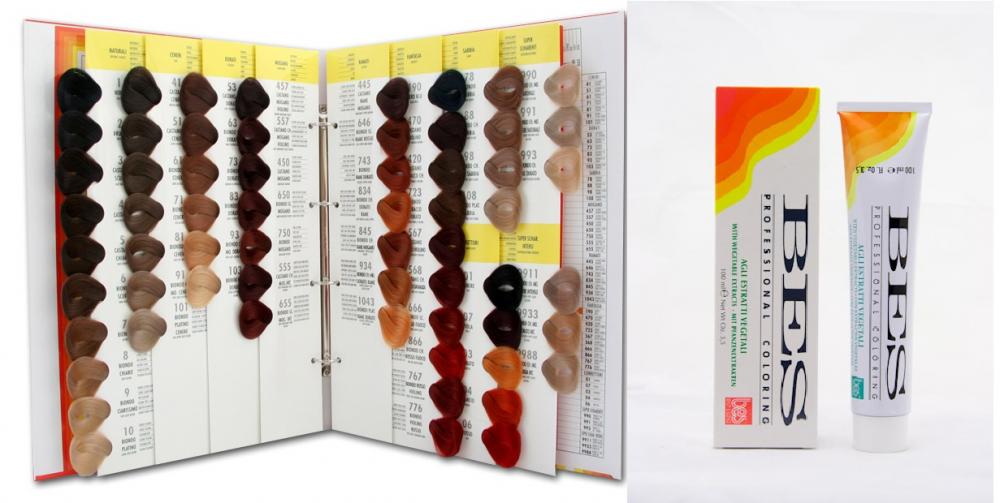 Set de Vopsit Par Bes Professional + Crema Oxidanta