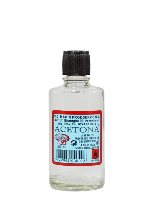 Acetona Dizolvant pentru Lac de Unghii Madin, 50ml