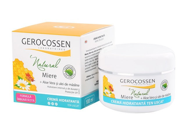 Gerocossen Natural Crema cu Miere pentru Fata Hidratanta pentru Ten Uscat 100ml