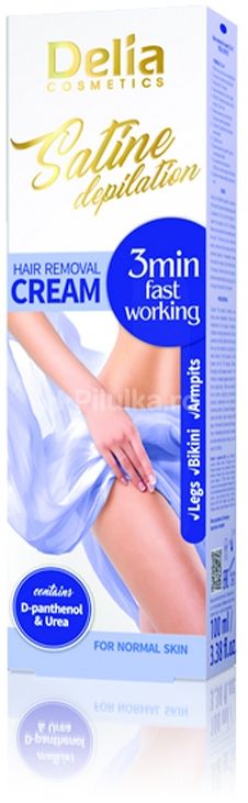 Crema Depilatoare Delia 3 Minute pentru Piele Normala, 100ml