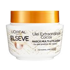 L'Oreal Paris Elseve Masca Par cu Ulei Extraordinar de Cocos, 300 ml