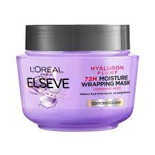 Masca Intens Hidratanta L'Oreal Paris Elseve Hyaluron Plump pentru Par Deshidratat, 300 ml