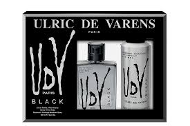 Set Cadou Ulric De Varens Black pentru Barbati (Apa de Toaleta 100ml + Deodorant Spray 200ml)