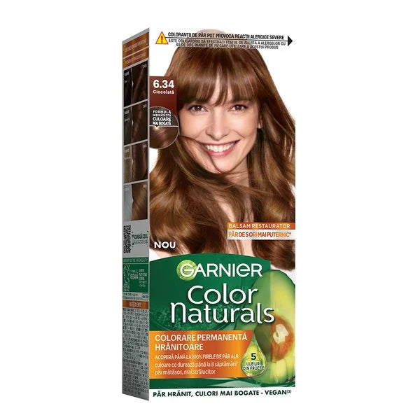 Garnier Color Naturals Vopsea de Par Permanenta, 6.34 Ciocolata
