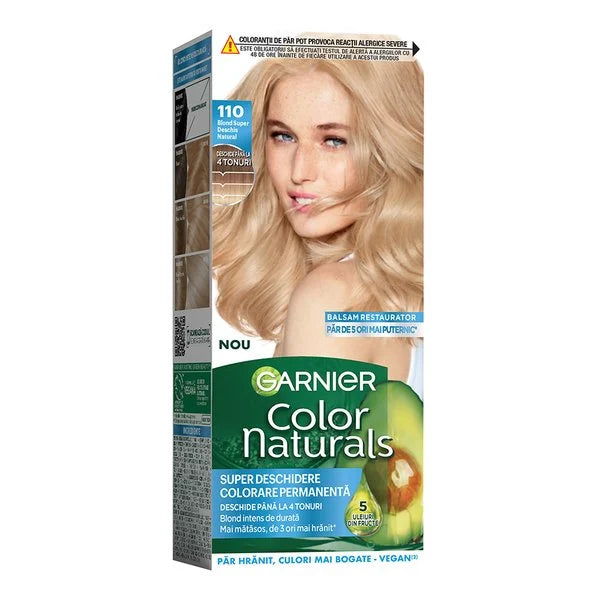 Garnier Color Naturals Vopsea de Par Permanenta, 110 Blond Super Deschis Natural
