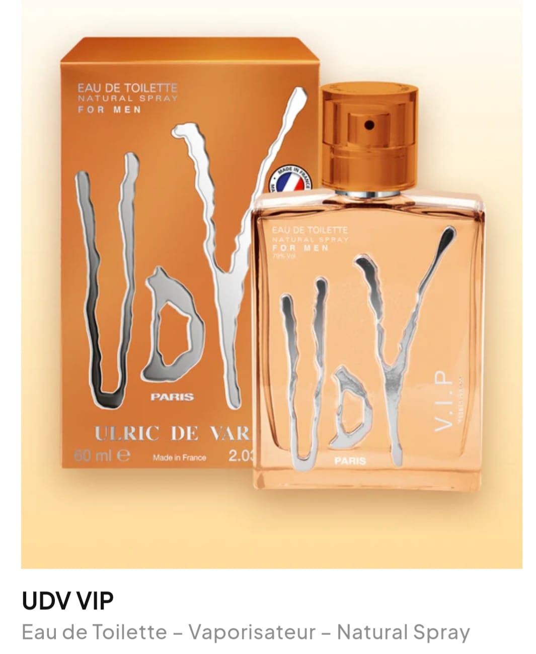 Apa de Toaleta Ulric De Varens Vip pentru Barbati - 60ml