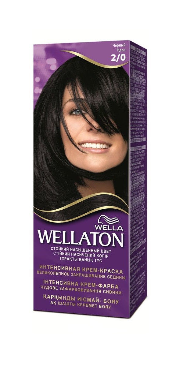 Vopsea par Wellaton 2/0 Negru