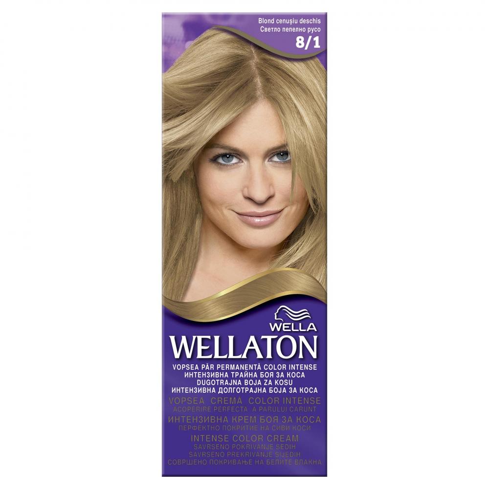 Vopsea par Wellaton 8/1 Blond Cenusiu Deschis