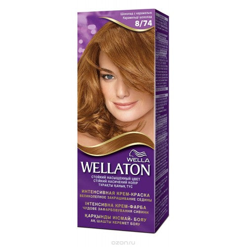 Vopsea par Wellaton 8/74 Ciocolata cu Caramel